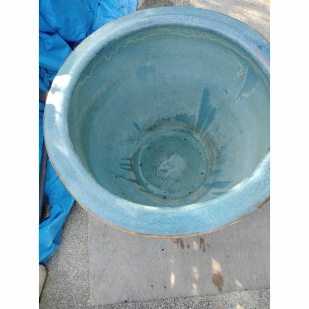 大きな 壺 瓶 高52口52cm 重さ33kg 睡蓮 メダカ 金魚 グッピー 大きな 壺 瓶 高52口52cm 重さ33kg 睡蓮 メダカ 金魚 グッピー