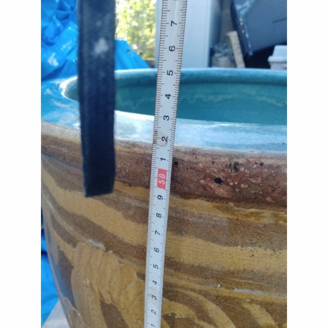 大きな 壺 瓶 高52口52cm 重さ33kg 睡蓮 メダカ 金魚 グッピー 大きな 壺 瓶 高52口52cm 重さ33kg 睡蓮 メダカ 金魚 グッピー