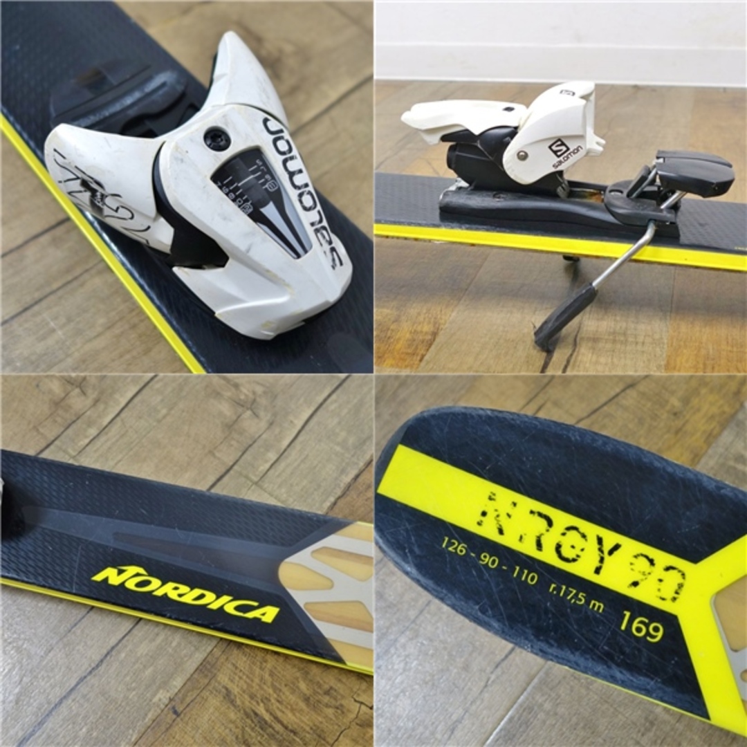 ノルディカ NORDICA NRGY90 169cm ビンディング salomon Z12 ノルディカ NORDICA NRGY90 169cm ビンディング salomon Z12