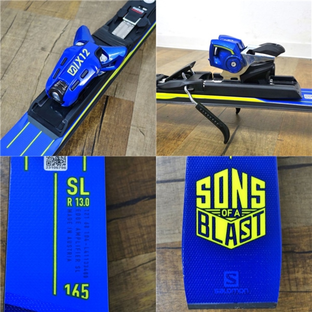 サロモン SALOMON S/Race RUSH SL 165cm ビンディング X12 SL サロモン SALOMON S/Race RUSH SL 165cm ビンディング X12 SL