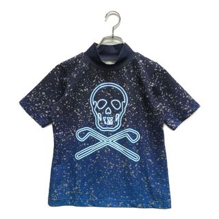 マークアンドロナ(MARK&LONA)のcoco 中古 マークアンドロナ MARK&LONA レディース 半袖シャツ 36(S) 紺系 ネイビー ハイネック モックネック　スカル(ウエア)