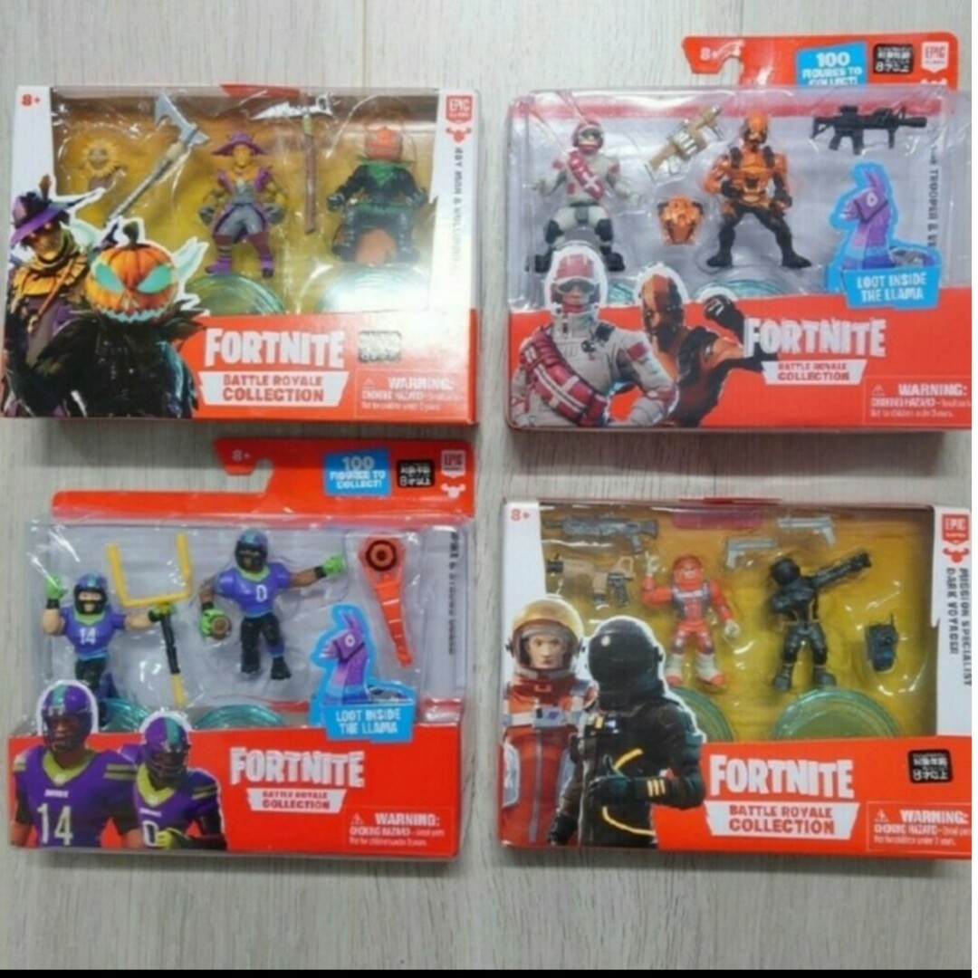 フォートナイト フィギュア 2体セット4箱の通販 by まる shop フォートナイト フィギュア 2体セット4箱の通販 by まる shop
