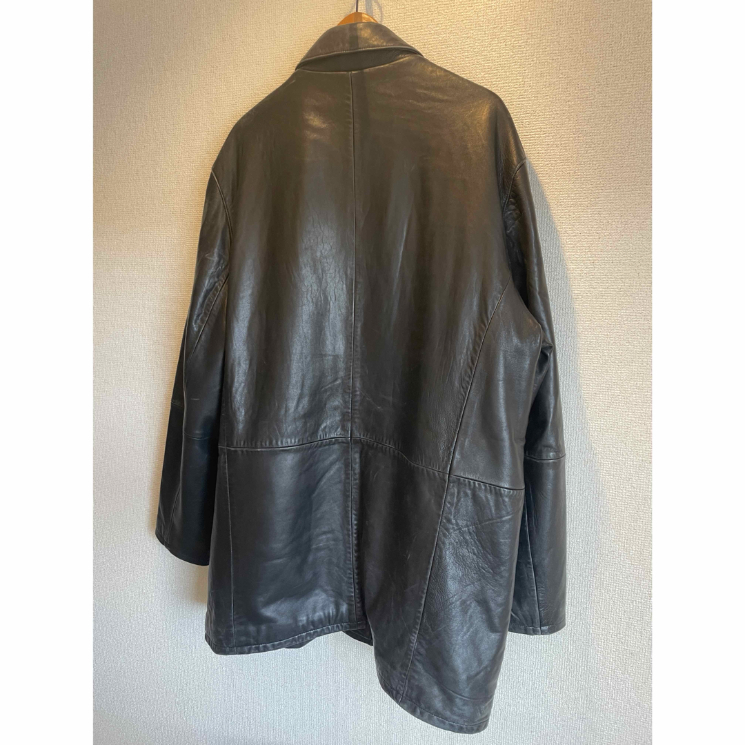 Eddie Bauer レザーコート XL VINTAGE ブラックの通販 by ジーズ Eddie Bauer レザーコート XL VINTAGE ブラックの通販 by ジーズ