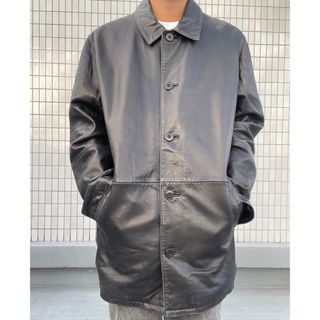 Eddie Bauer レザーコート XL VINTAGE ブラックの通販 by ジーズ Eddie Bauer レザーコート XL VINTAGE ブラックの通販 by ジーズ