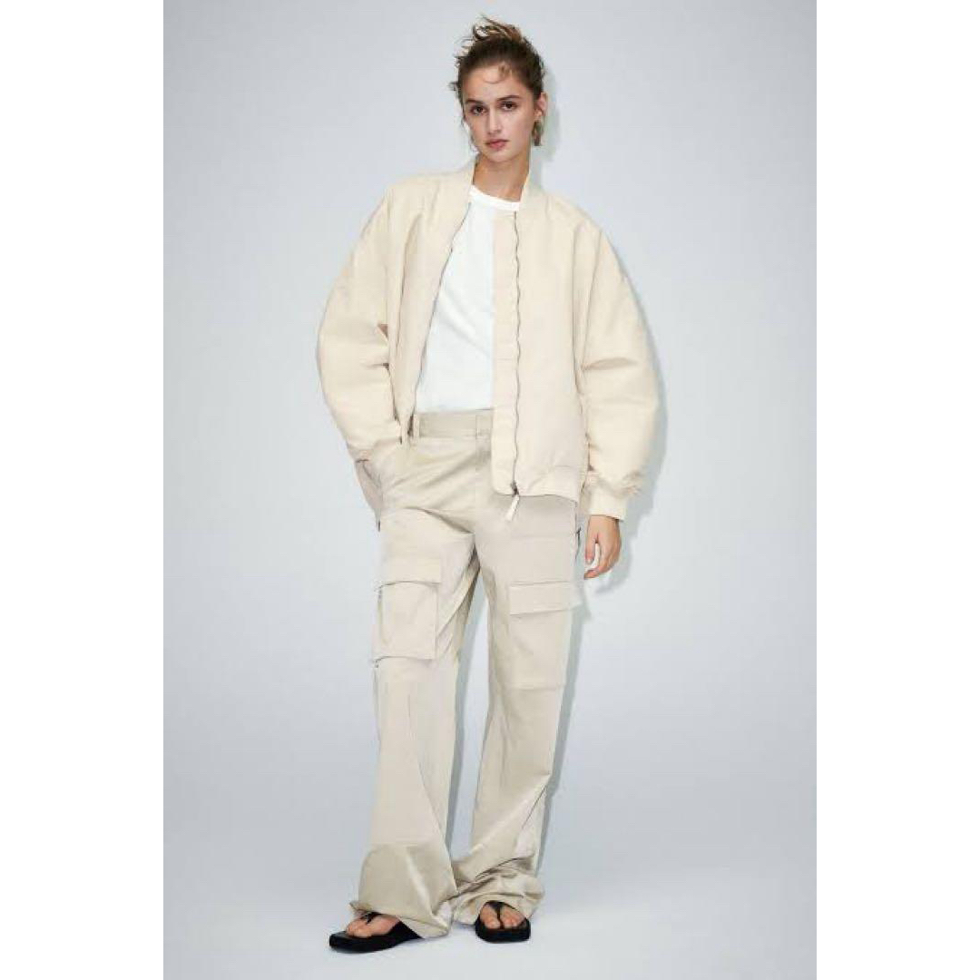 ZARA - ZARA ウォーターレペレント オーバーサイズボンバー ZARA - ZARA ウォーターレペレント オーバーサイズボンバー