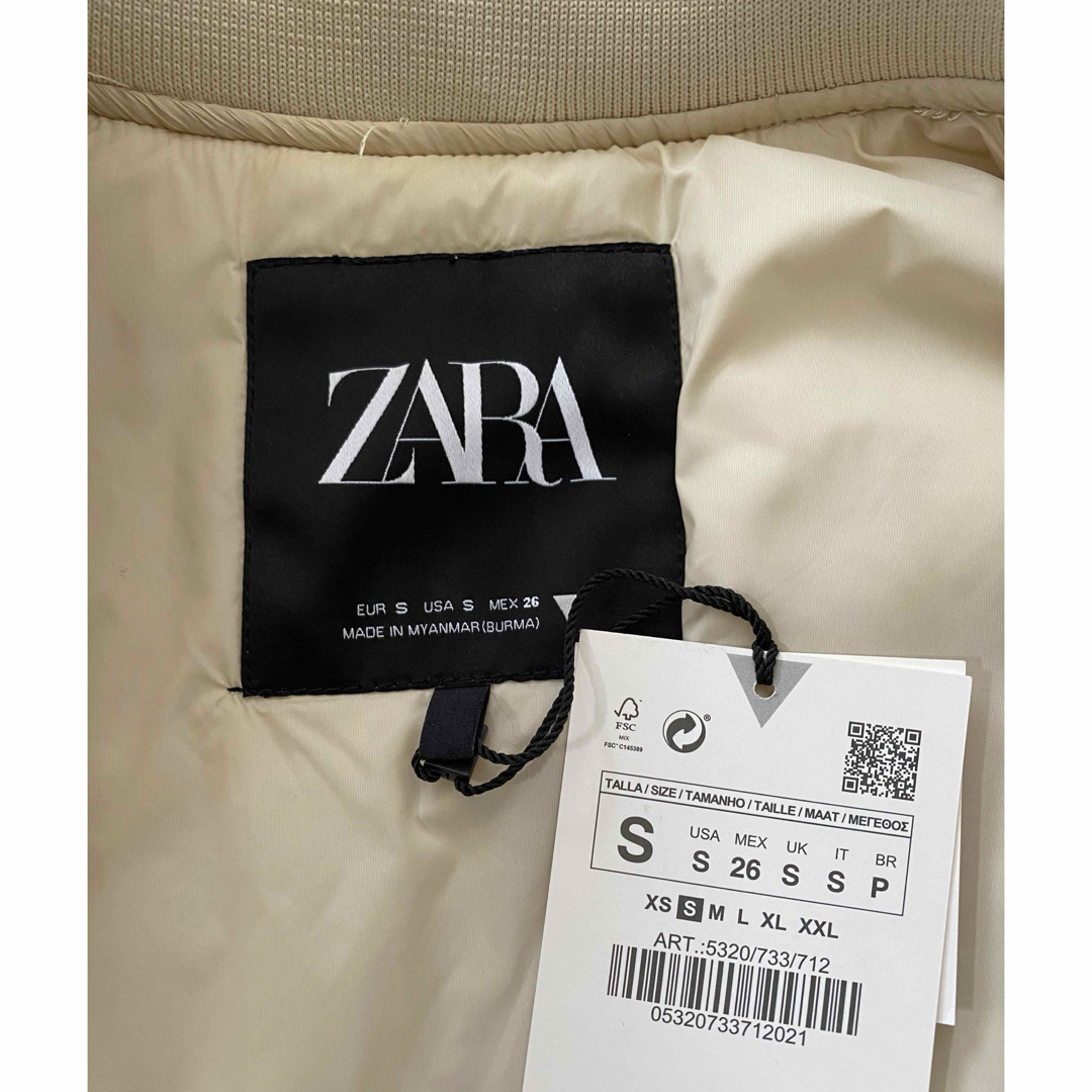 ZARA - ZARA ウォーターレペレント オーバーサイズボンバー ZARA - ZARA ウォーターレペレント オーバーサイズボンバー