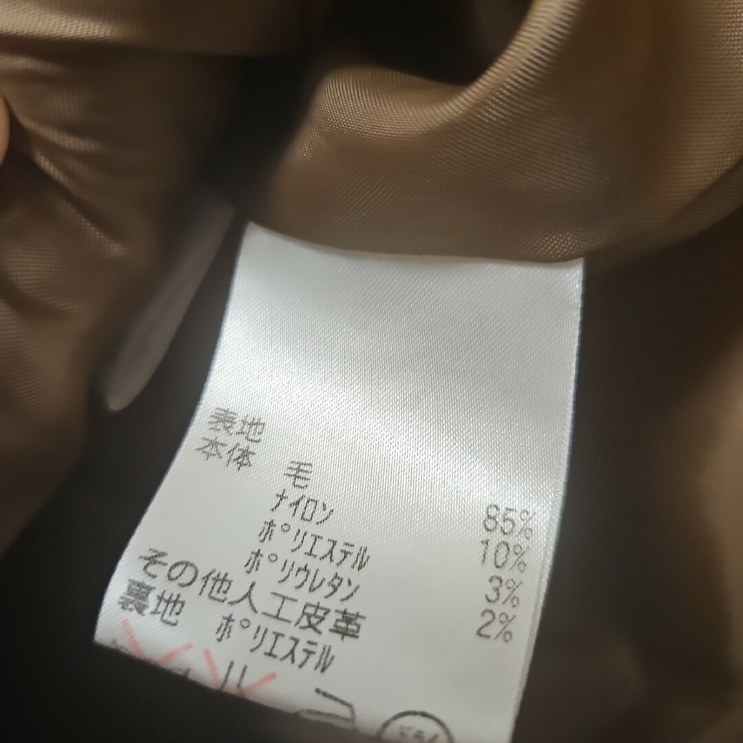 ensuite(エンスウィート)の【上下サイズ違い】茶　ウール混紡 スカートセットアップ　裏地付き レディースのレディース その他(セット/コーデ)の商品写真