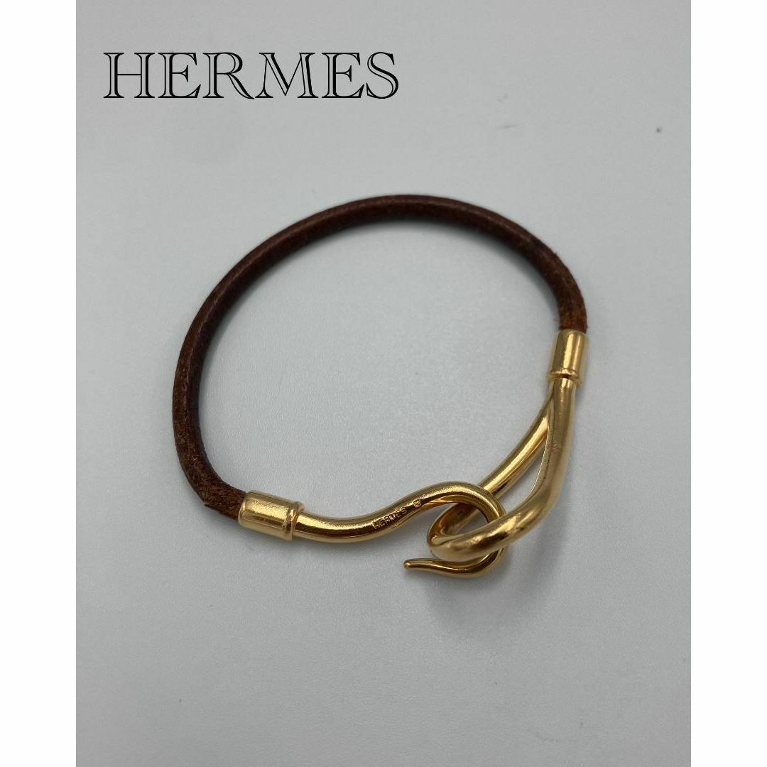 エルメス ジャンボレザー ゴールド金具 ブレスレット エルメス ジャンボレザー ゴールド金具 ブレスレット