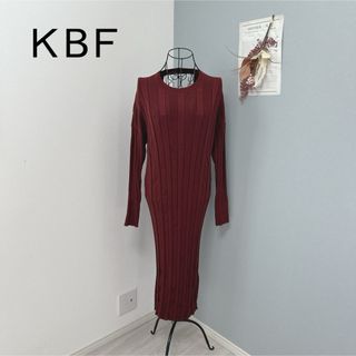 ケービーエフ(KBF)のKBF ケービーエフ　ロング　ワンピース(ロングワンピース/マキシワンピース)
