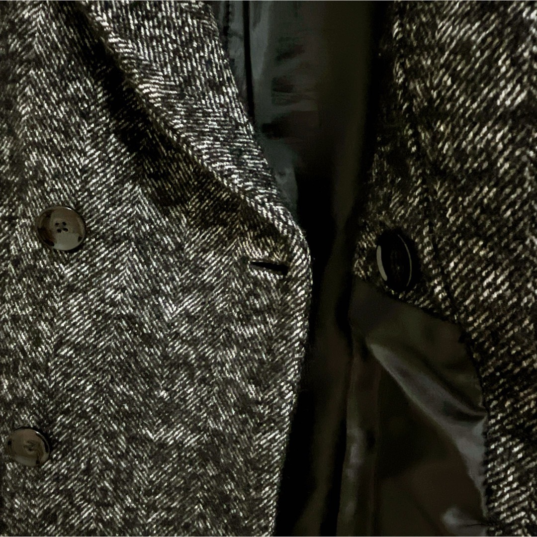 ZARA MAN チェスターコート ブラック ザラ ウール チェスターコート ZARA MAN チェスターコート ブラック ザラ ウール チェスターコート