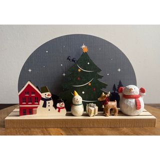 【新品】クリスマスの置物セット(置物)