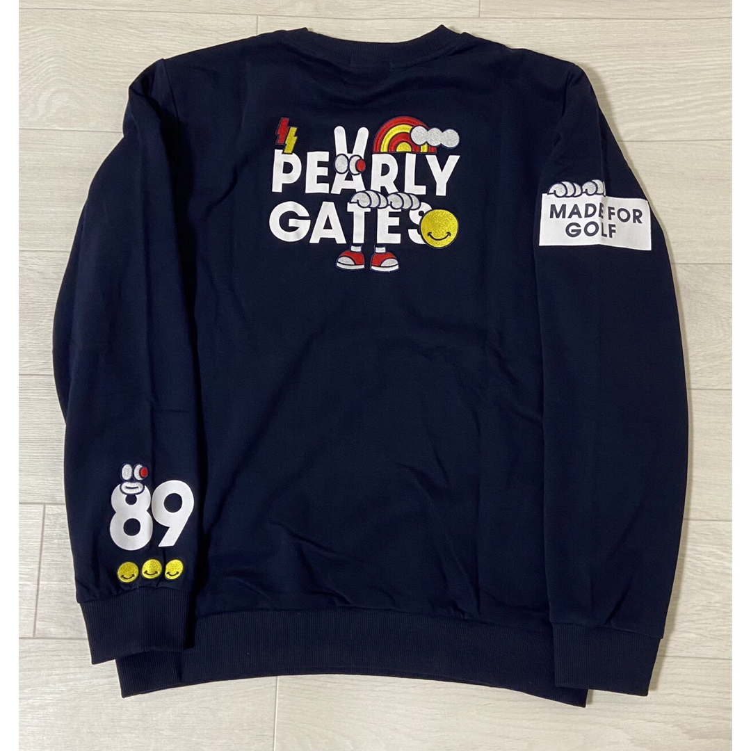 新品 正規品 パーリーゲイツ どうしちゃったPG 日本製 メンズ 紺 新品 正規品 パーリーゲイツ どうしちゃったPG 日本製 メンズ 紺