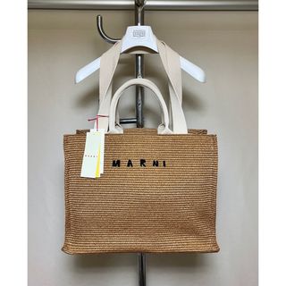 マルニ(MARNI)の新品未使用 24ss MARNI かごトートバッグ ラージ 6957(トートバッグ)