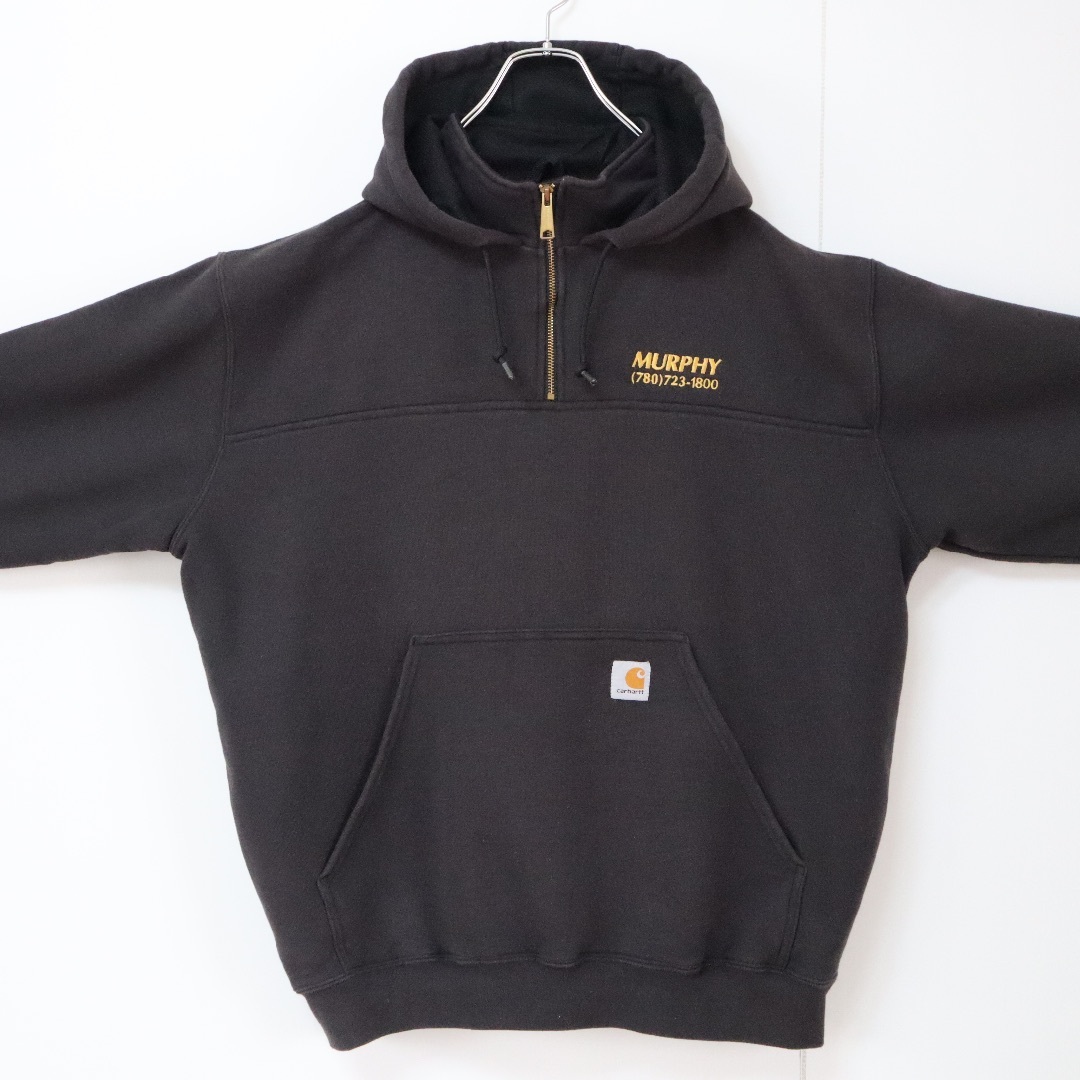 carhartt - 【企業ロゴ】カーハート/パーカー 刺繍ロゴ ハーフ carhartt - 【企業ロゴ】カーハート/パーカー 刺繍ロゴ ハーフ