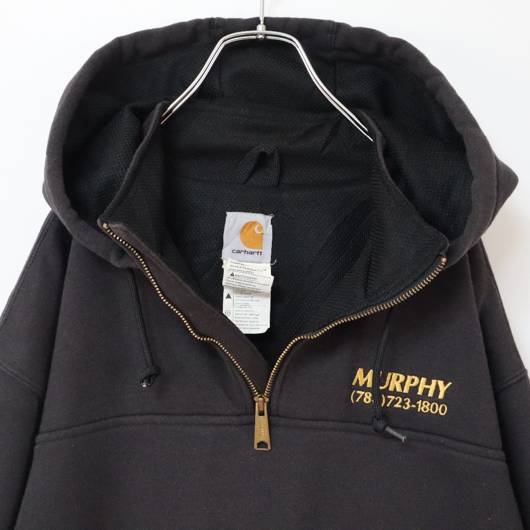 carhartt - 【企業ロゴ】カーハート/パーカー 刺繍ロゴ ハーフ carhartt - 【企業ロゴ】カーハート/パーカー 刺繍ロゴ ハーフ