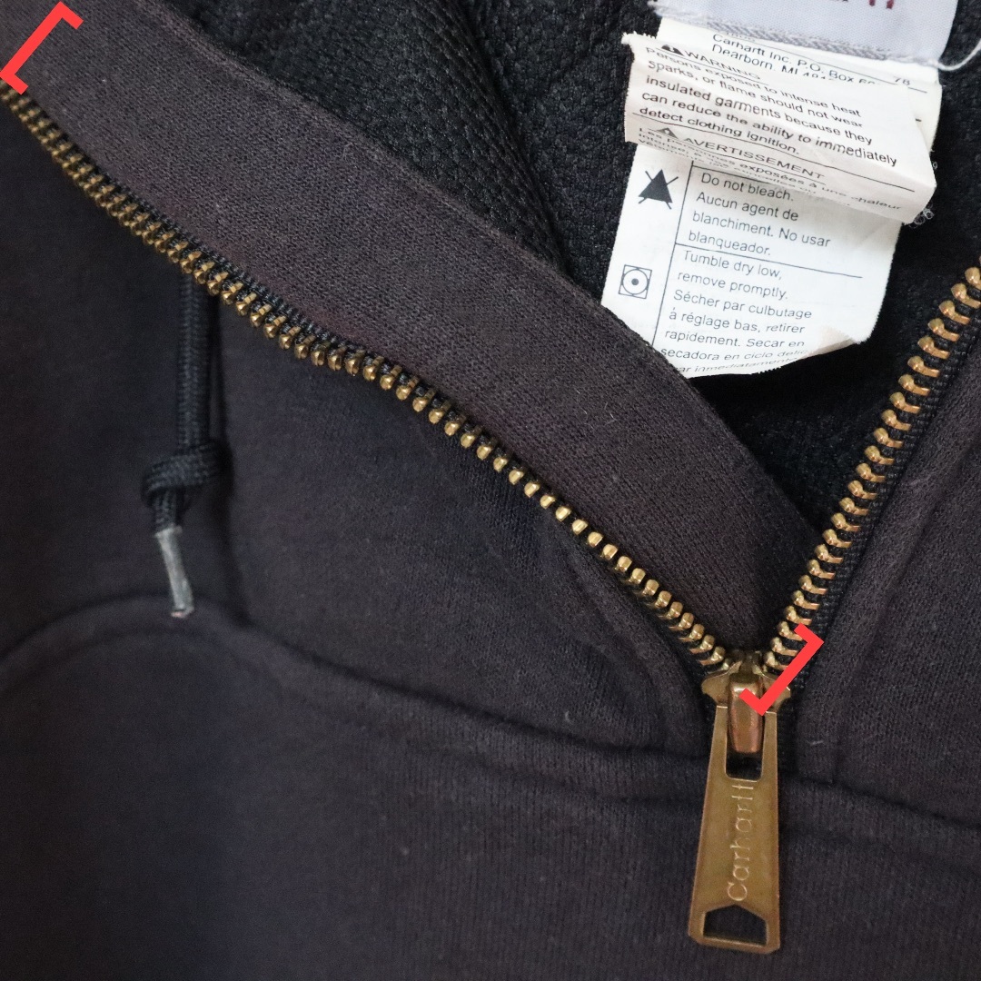 carhartt - 【企業ロゴ】カーハート/パーカー 刺繍ロゴ ハーフ carhartt - 【企業ロゴ】カーハート/パーカー 刺繍ロゴ ハーフ