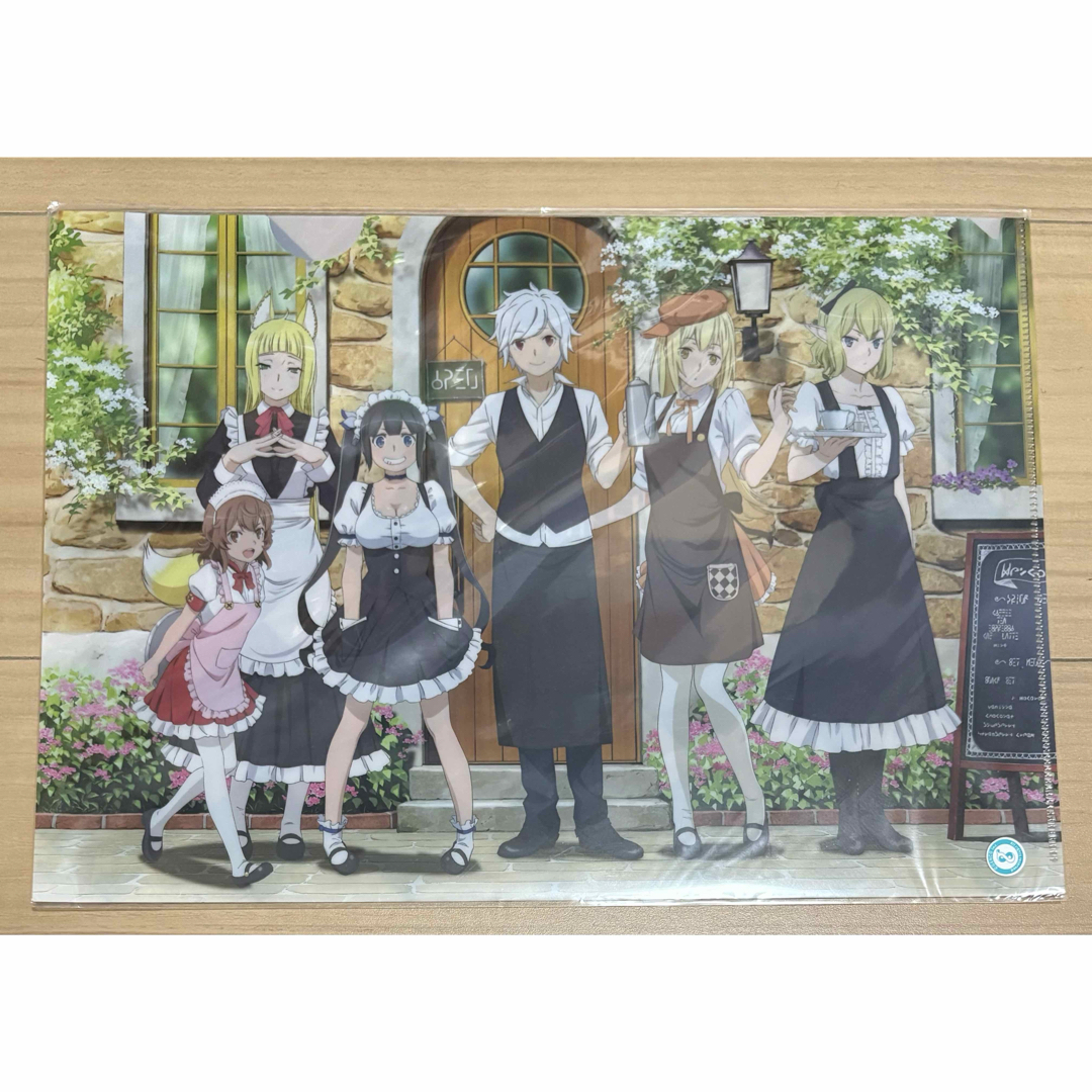 ダンまちカフェ in 原宿AREA-Q クリアファイルの通販 by 四葉's