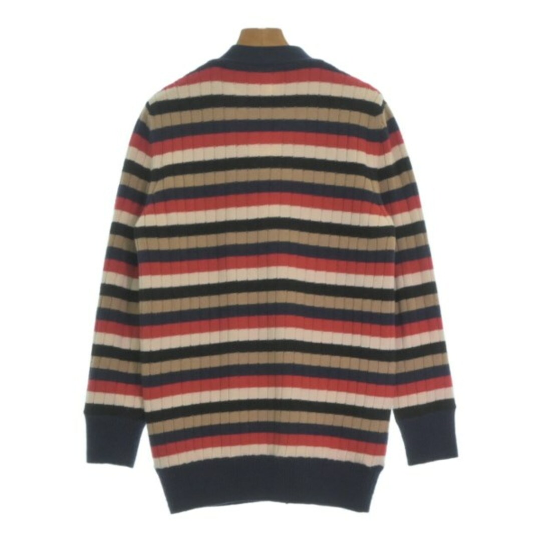 GUCCI - GUCCI グッチ カーディガン XS 紺xベージュx赤等 GUCCI - GUCCI グッチ カーディガン XS 紺xベージュx赤等