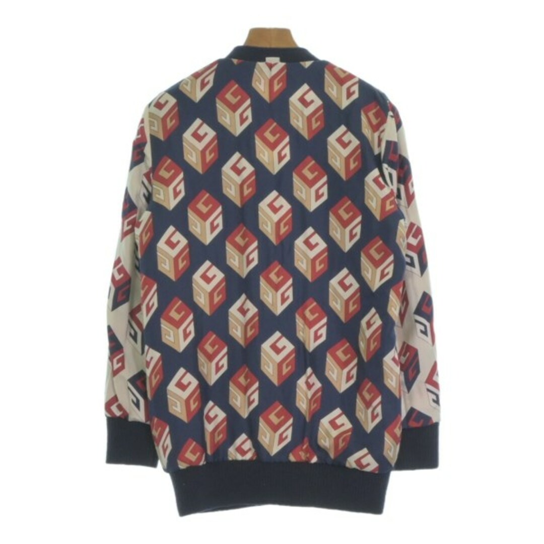 GUCCI - GUCCI グッチ カーディガン XS 紺xベージュx赤等 GUCCI - GUCCI グッチ カーディガン XS 紺xベージュx赤等
