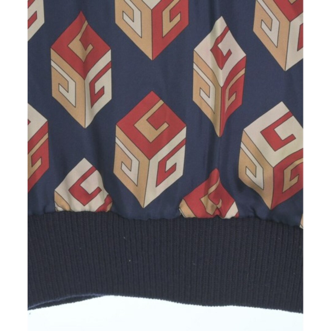 GUCCI - GUCCI グッチ カーディガン XS 紺xベージュx赤等 GUCCI - GUCCI グッチ カーディガン XS 紺xベージュx赤等