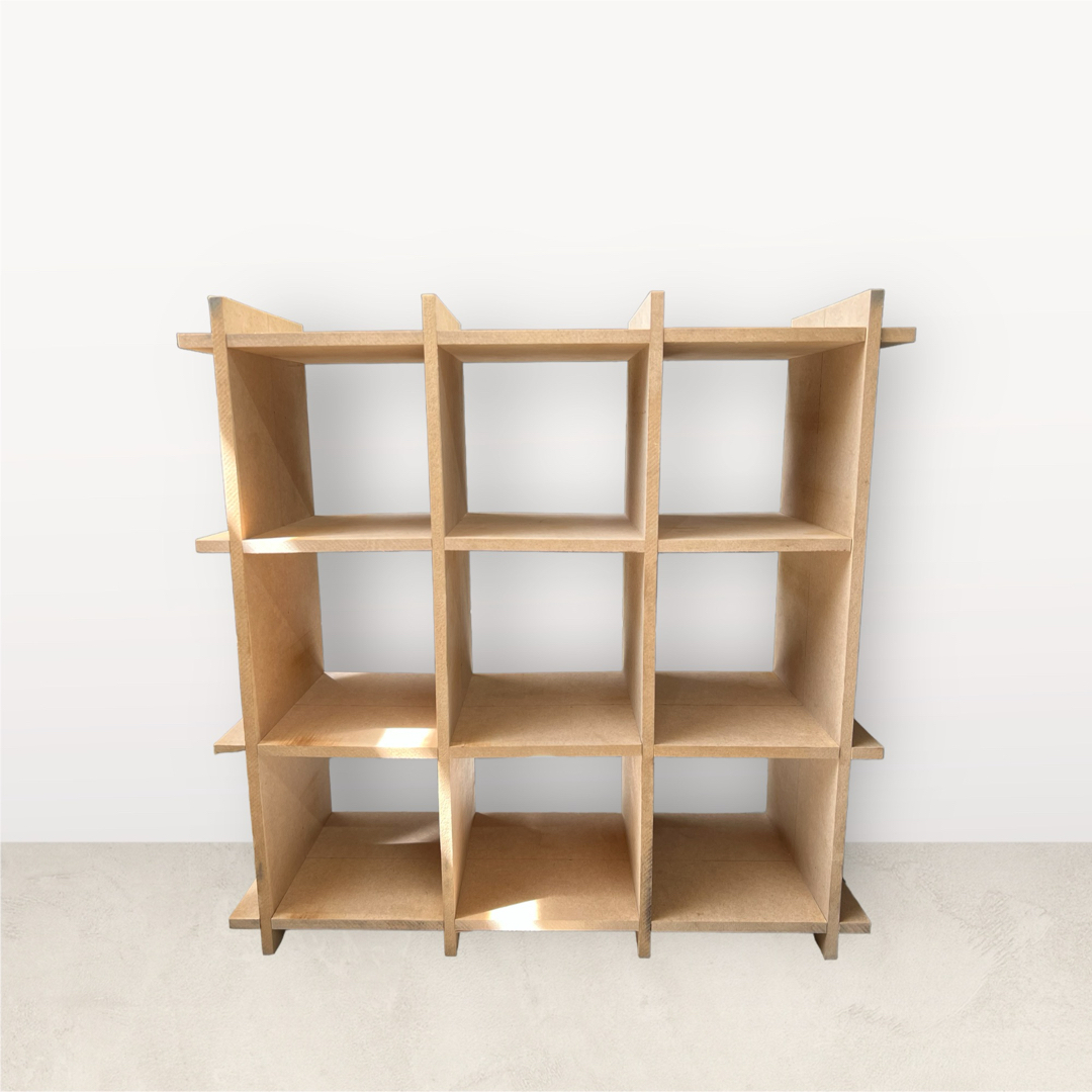 パズルボード オープンラック 組み立て式 収納棚 diy MDF-P-03の パズルボード オープンラック 組み立て式 収納棚 diy MDF-P-03の