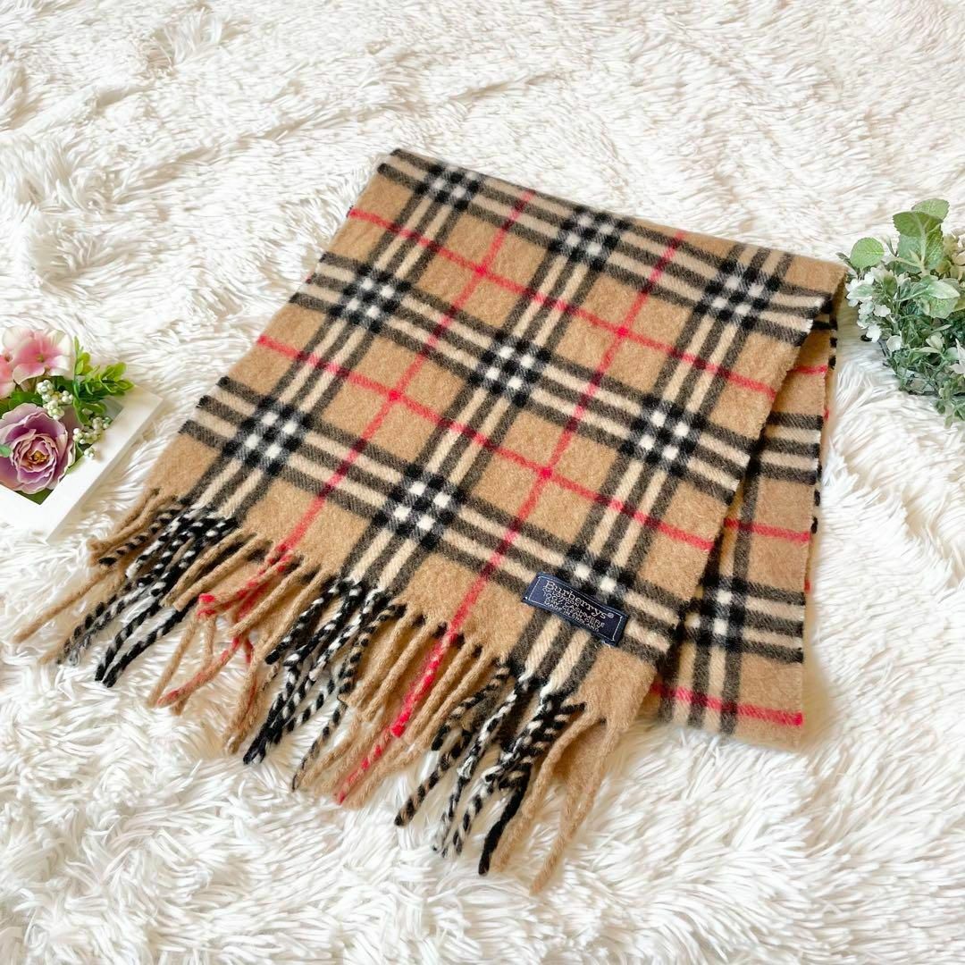 未使用級✨バーバリー カシミヤ100% マフラー 英国製 ノバ 未使用級✨バーバリー カシミヤ100% マフラー 英国製 ノバ