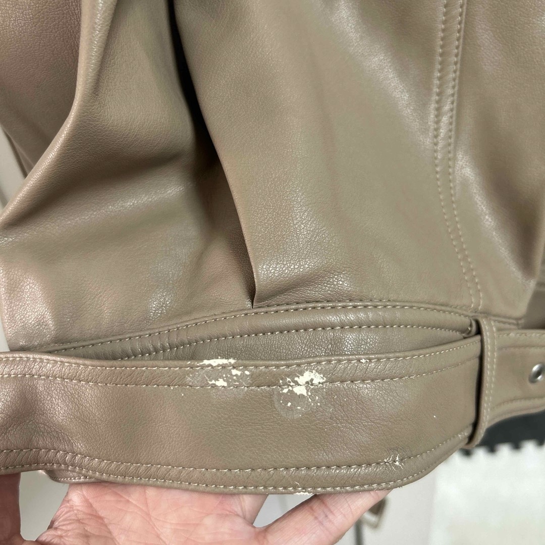 Ameri VINTAGE - AMERI レトロフェイクレザージャケットの通販 Ameri VINTAGE - AMERI レトロフェイクレザージャケットの通販