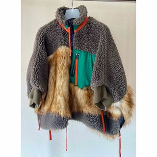 sacai - sacai Faux Shearling × Faux Fur Blouson