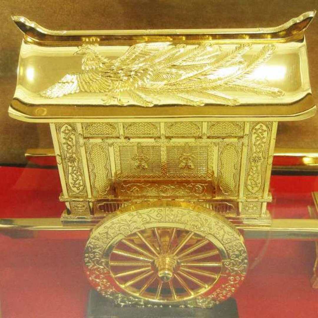 other - 天皇皇后両陛下 金婚式記念 黄金御所車 牛車 24KGP 同梱 other - 天皇皇后両陛下 金婚式記念 黄金御所車 牛車 24KGP 同梱