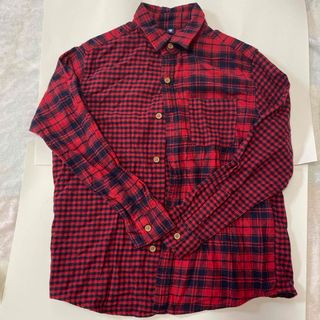 UNIQLO キッズ服　ネルシャツ　サイズ140