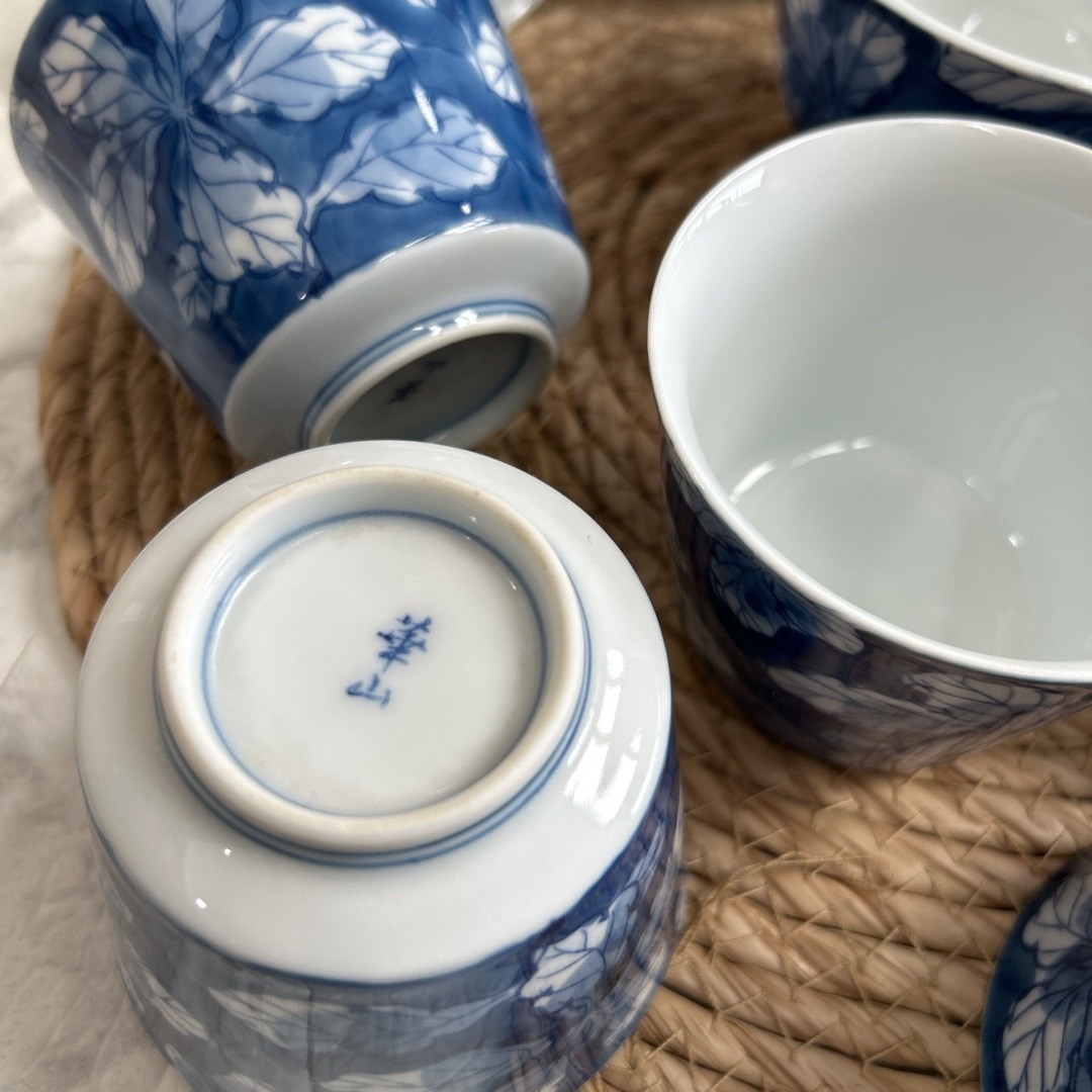 有田焼 - 有田焼 華山 茶碗蒸し 湯呑み 5客ずつ 食器の通販 by 有田焼 - 有田焼 華山 茶碗蒸し 湯呑み 5客ずつ 食器の通販 by