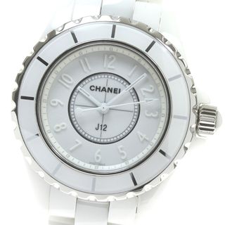 シャネル(CHANEL)のシャネル CHANEL H3442 J12 ホワイトファントム クォーツ レディース _843833(腕時計)