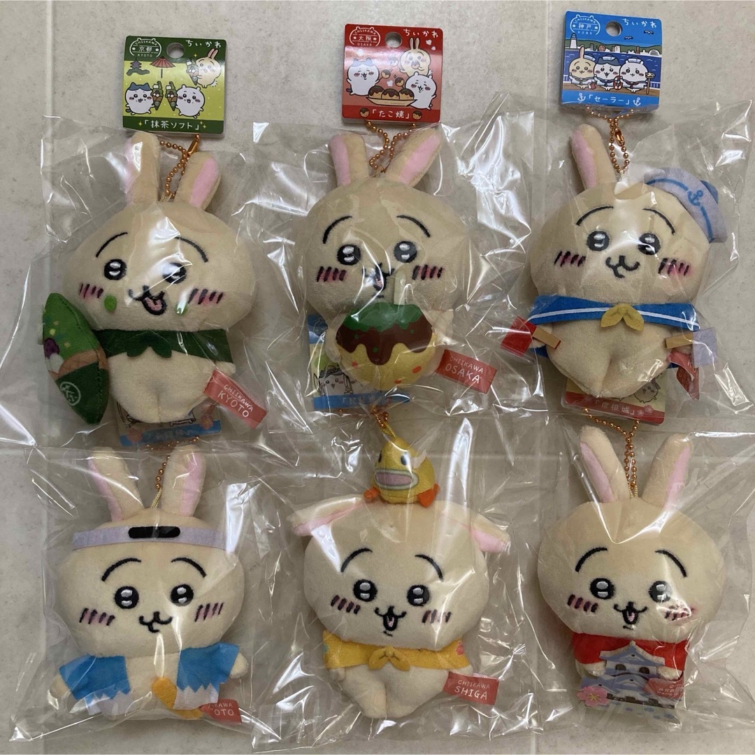 ちいかわ - 6点 ご当地 ちいかわ マスコット 抹茶 琵琶湖 ちいかわ - 6点 ご当地 ちいかわ マスコット 抹茶 琵琶湖