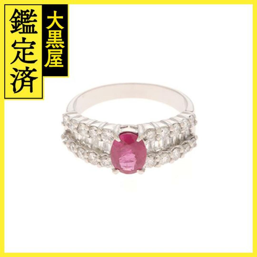 ノンブランドジュエリー ﾘﾝｸﾞ JEWELRY ノンブランド ジュエリー リング　PT900　ルビー1.09　ダイヤモンド1.01　13号 【430】