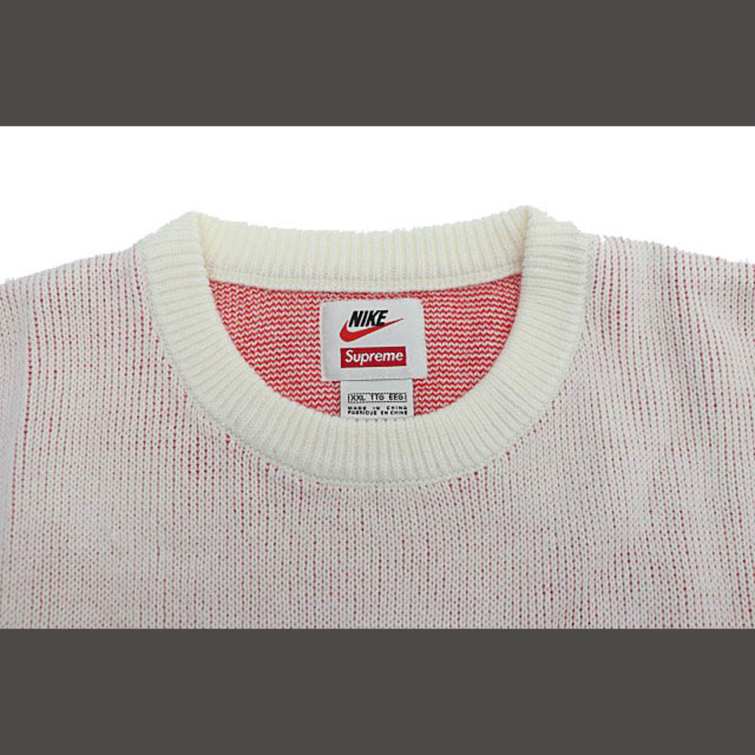 Supreme - SUPREME × NIKE 19SS Swoosh Sweater ニット □の通販 Supreme - SUPREME × NIKE 19SS Swoosh Sweater ニット □の通販