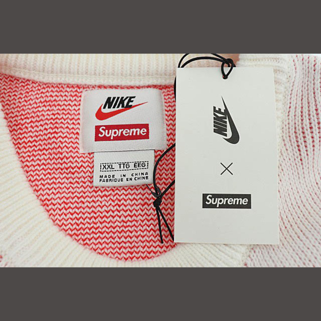 Supreme - SUPREME × NIKE 19SS Swoosh Sweater ニット □の通販 Supreme - SUPREME × NIKE 19SS Swoosh Sweater ニット □の通販