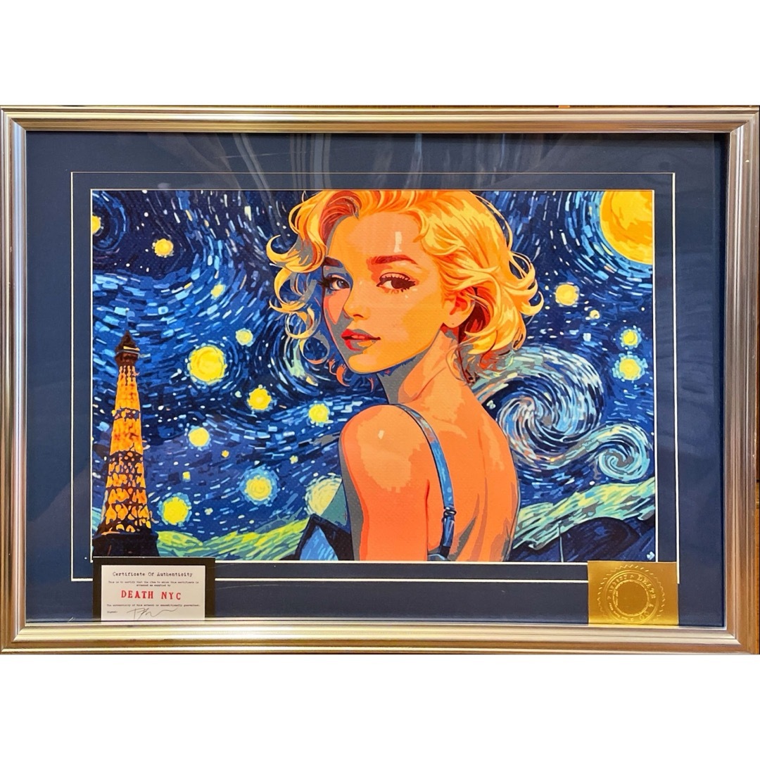 額込 厚い 世界限定100枚DEATH NYC アートポスター 現代アート 91 額込 厚い 世界限定100枚DEATH NYC アートポスター 現代アート 91