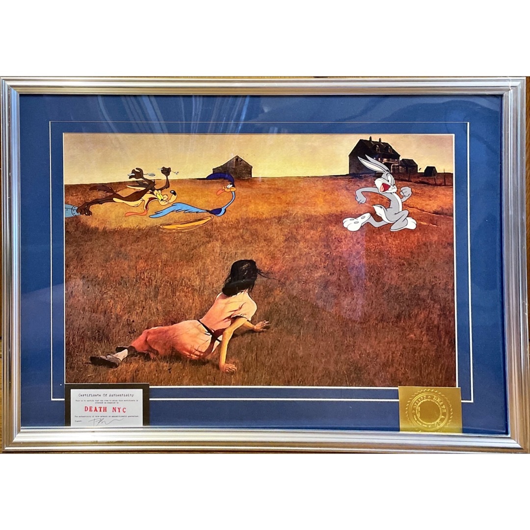 額込 DEATH NYC ポップアート アートポスター 現代アート 額込 DEATH NYC ポップアート アートポスター 現代アート