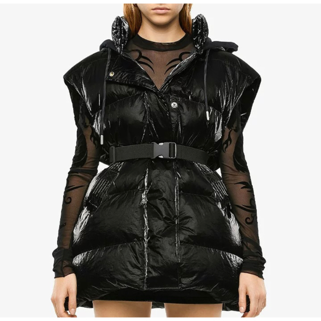 DIESEL - DIESEL ディーゼル レディースノースリーブフードダウンジャケット新品未開封