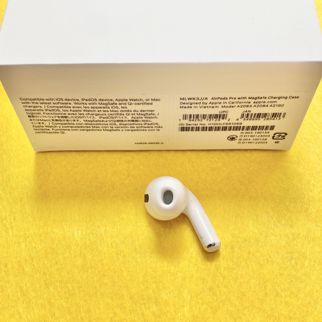 Apple◇イヤホン AirPods Pro MagSafe MLWK3J/A A2190/A2083 Apple◇イヤホン AirPods Pro MagSafe MLWK3J/A A2190/A2083