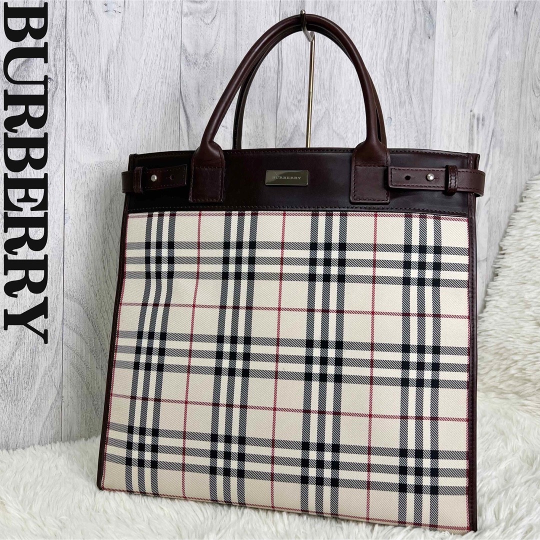 人気♡A4可♡BURBERRY バーバリー ノバチェック トートバッグ 人気♡A4可♡BURBERRY バーバリー ノバチェック トートバッグ