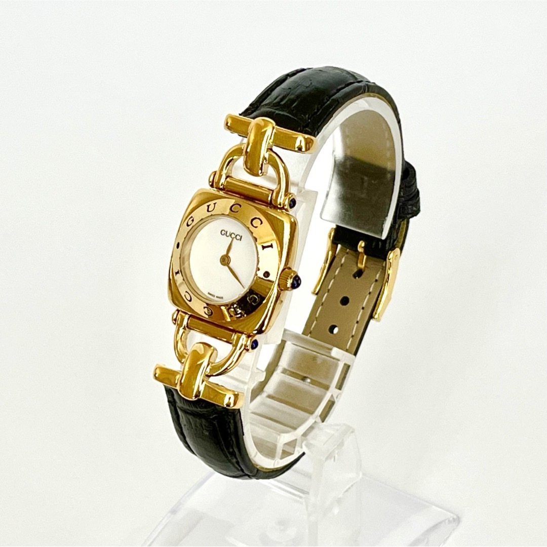 グッチ GUCCI 6300L レディース腕時計 磨き済み 電池新品 s1699 グッチ GUCCI 6300L レディース腕時計 磨き済み 電池新品 s1699