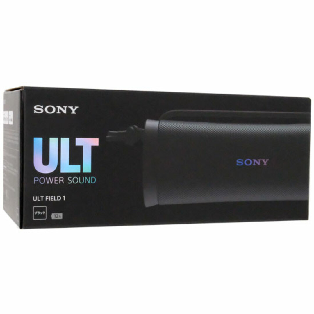 SONY(ソニー)のSONY ワイヤレスポータブルスピーカー ULT FIELD 1 SRS-ULT10 (BC) ブラック スマホ/家電/カメラのPC/タブレット(PC周辺機器)の商品写真