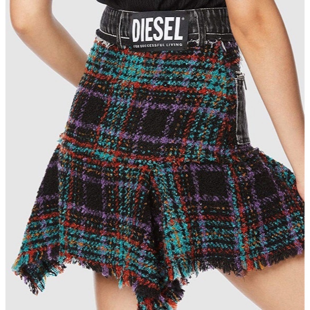DIESEL - 新品タグ付きDIESELチェックブークレアシンメトリー DIESEL - 新品タグ付きDIESELチェックブークレアシンメトリー