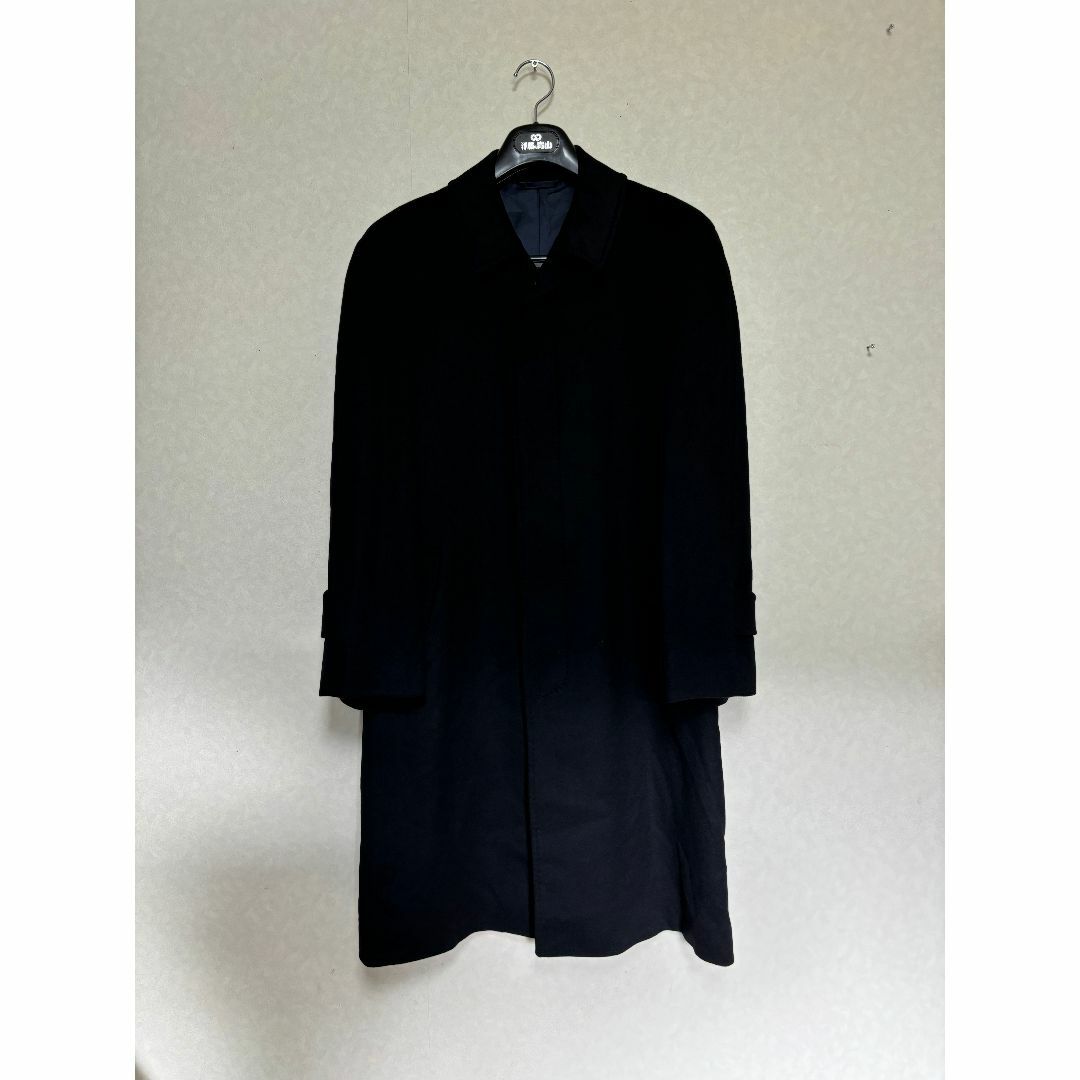 C201☆カシミヤコート A4メンズ Mネイビー濃紺 カシミア100 C201☆カシミヤコート A4メンズ Mネイビー濃紺 カシミア100