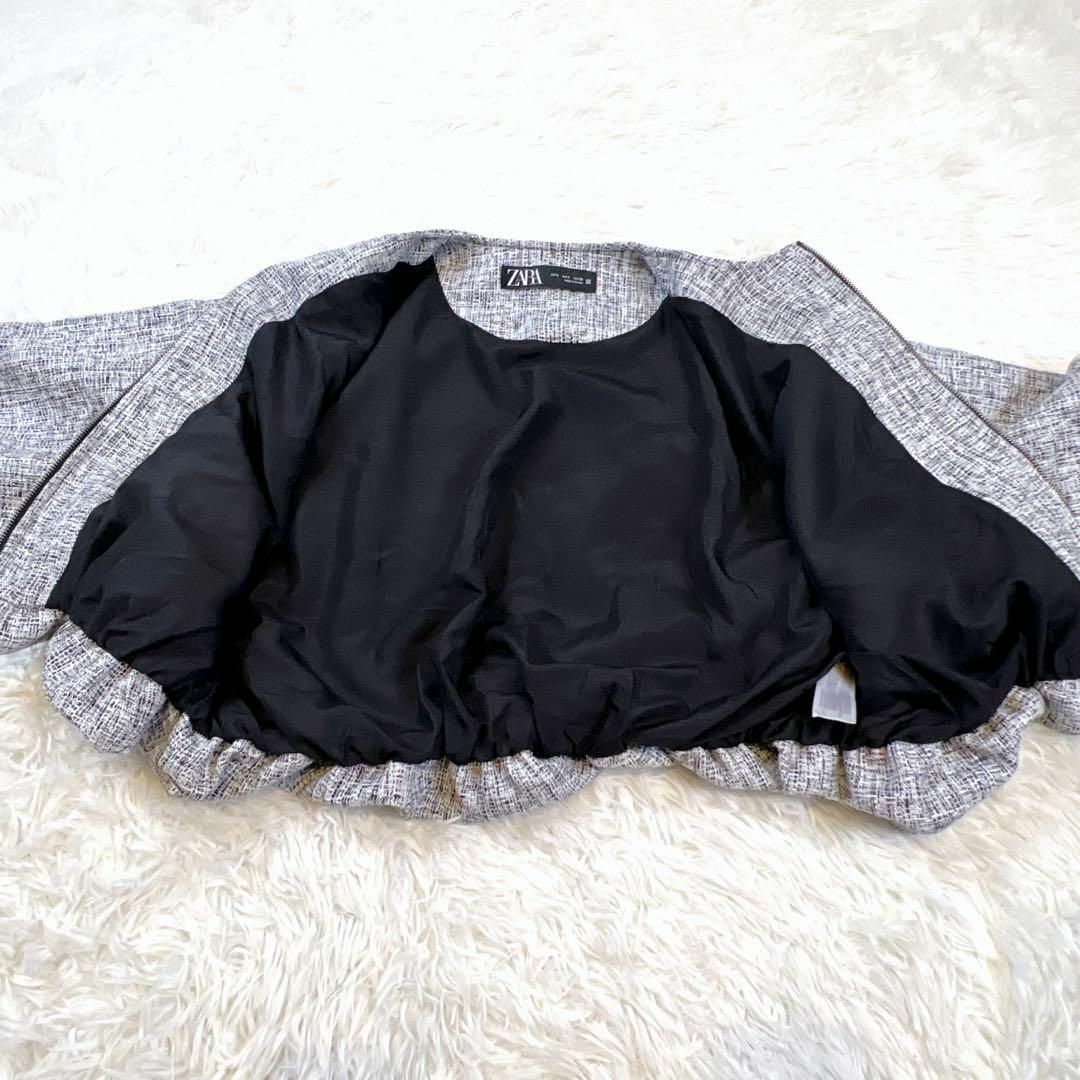 ZARA - ZARA ザラ ストラクチャーボンバージャケットの通販 by ZARA - ZARA ザラ ストラクチャーボンバージャケットの通販 by