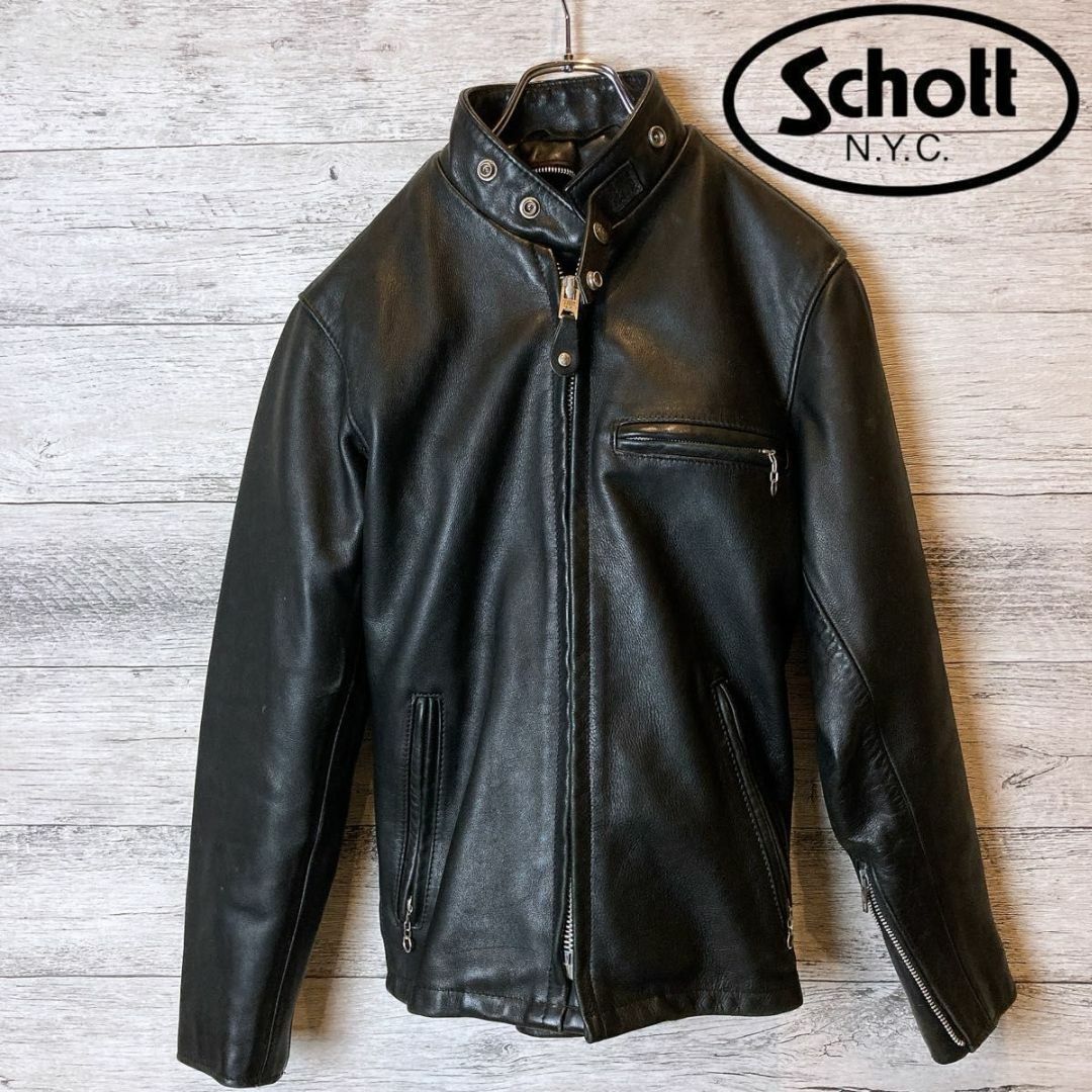 schott ショット シングルライダース ライダースジャケット schott ショット シングルライダース ライダースジャケット