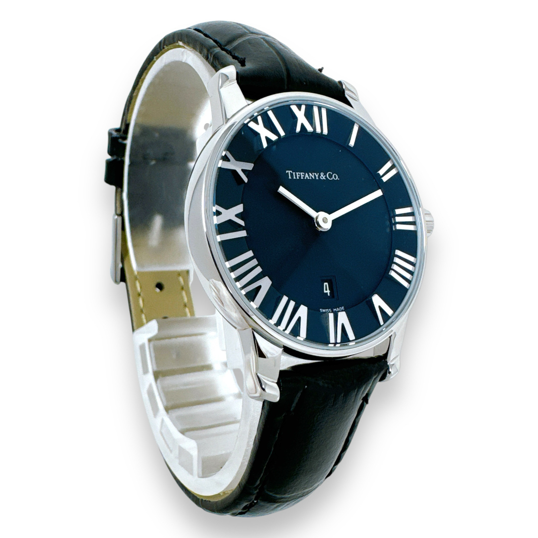 Tiffany & Co. - ティファニー アトラス ドーム クォーツ 革 Tiffany & Co. - ティファニー アトラス ドーム クォーツ 革