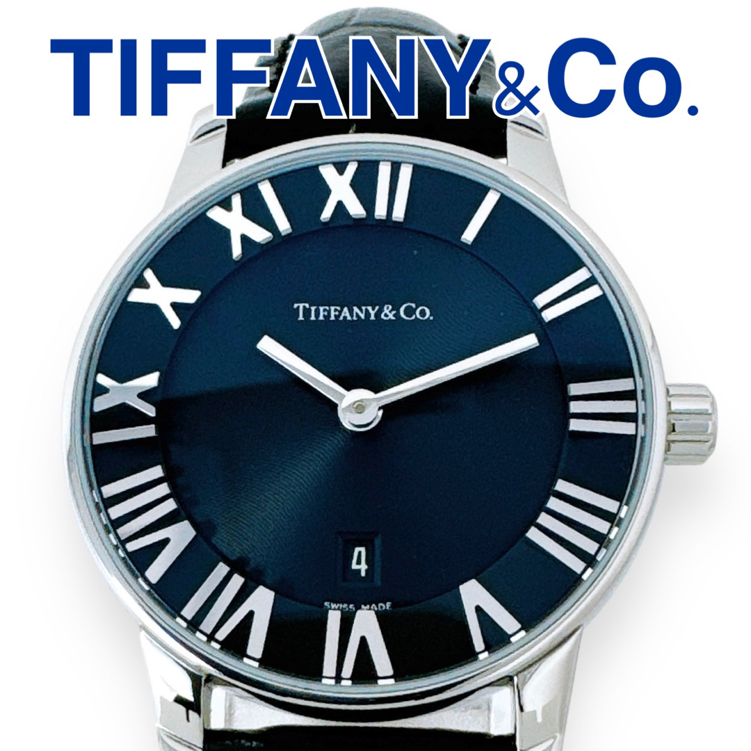 Tiffany & Co. - ティファニー アトラス ドーム クォーツ 革 Tiffany & Co. - ティファニー アトラス ドーム クォーツ 革
