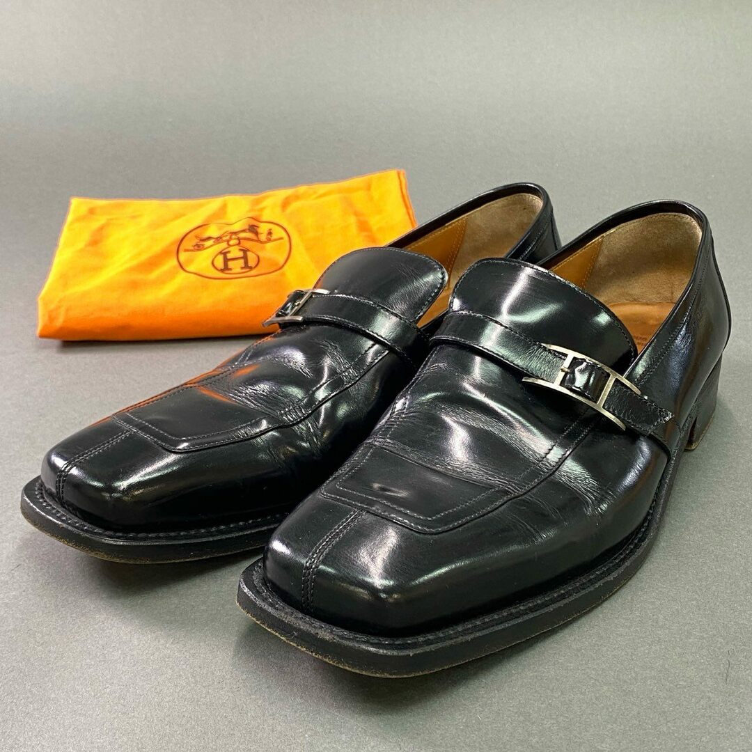 HERMES - 2k5 【イタリア製】HERMES エルメス Hロゴ金具 レザー HERMES - 2k5 【イタリア製】HERMES エルメス Hロゴ金具 レザー